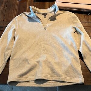 Van Heusen Men's Light Tan Zip-Up Sweater